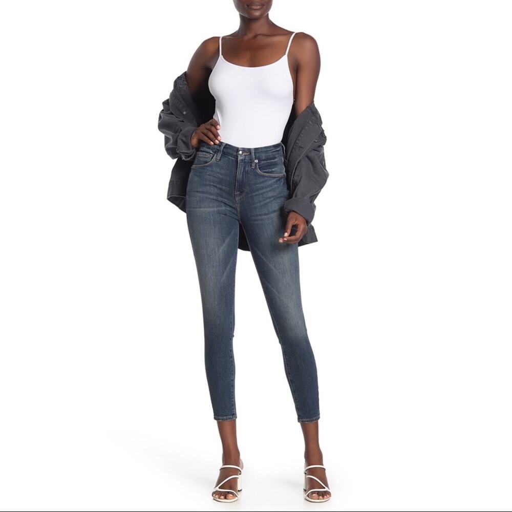 Good American Good Legs High Rise Crop Skinny Jean
